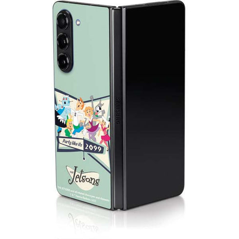 The Jetsons Party Like Its 2099 Galaxy Z Fold5 5G Skin